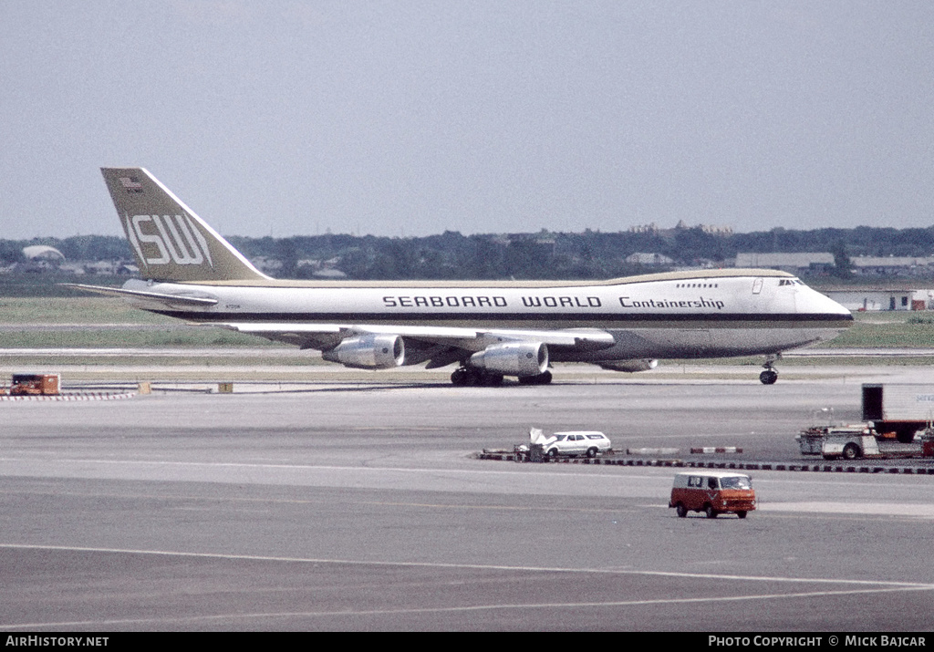 Aircraft Photo of N701SW | Boeing 747-245F/SCD | Seaboard World Airlines | AirHistory.net #3538