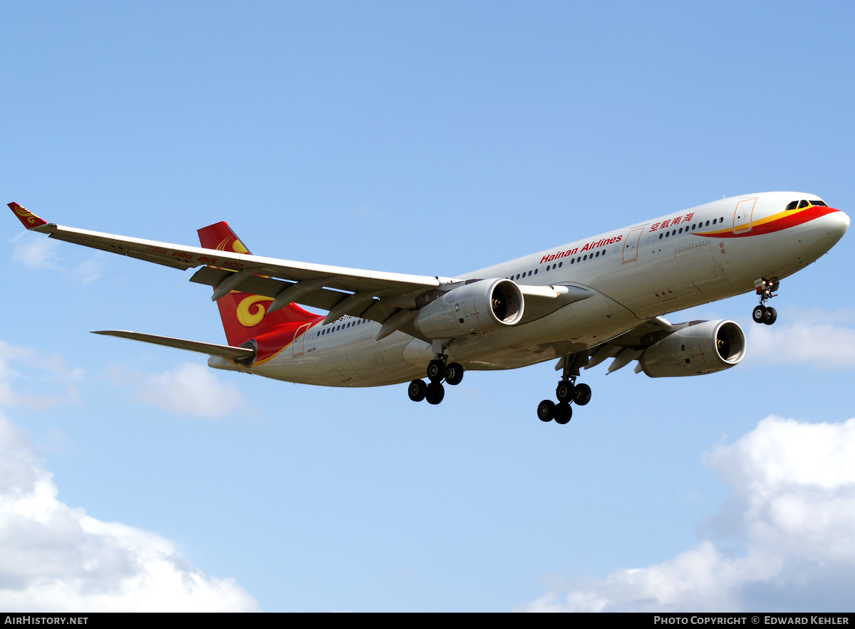 Aircraft Photo of B-6116 | Airbus A330-243 | Hainan Airlines | AirHistory.net #3562