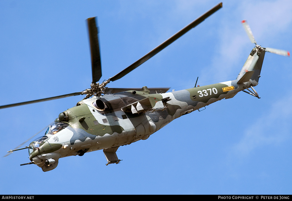 Aircraft Photo of 3370 | Mil Mi-35 | Czechia - Air Force | AirHistory.net #3588