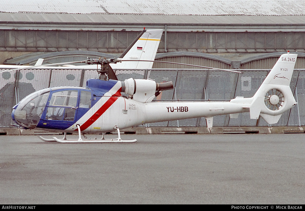 Aircraft Photo of YU-HBB | Aerospatiale SA-341G Gazelle | Serbia Police | AirHistory.net #3615