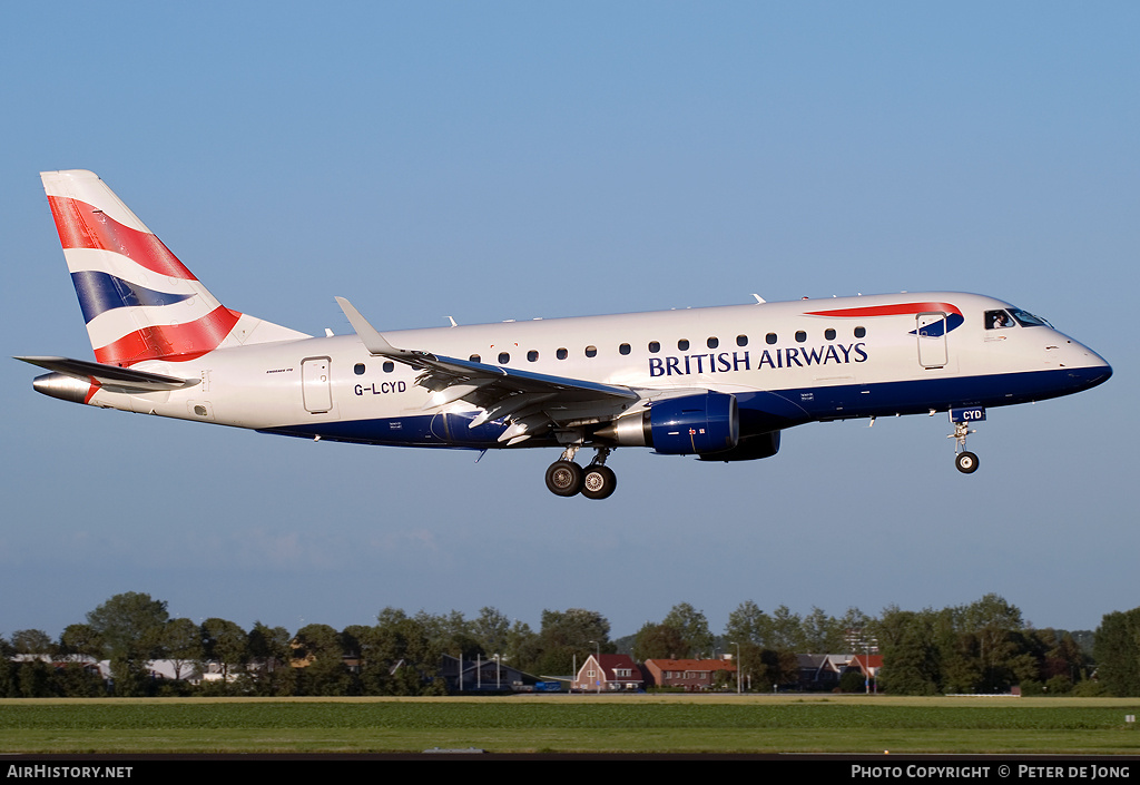 Aircraft Photo of G-LCYD | Embraer 170STD (ERJ-170-100STD) | British Airways | AirHistory.net #3631