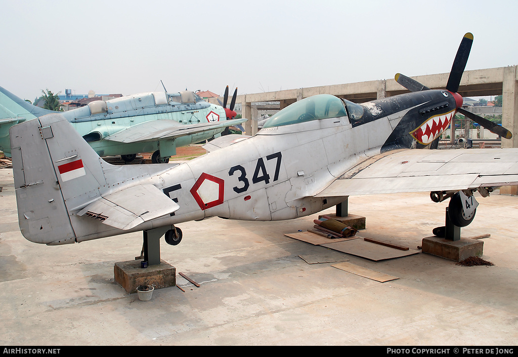 Aircraft Photo of F-347 | North American P-51 Mustang II | Indonesia - Air Force | AirHistory.net #3635