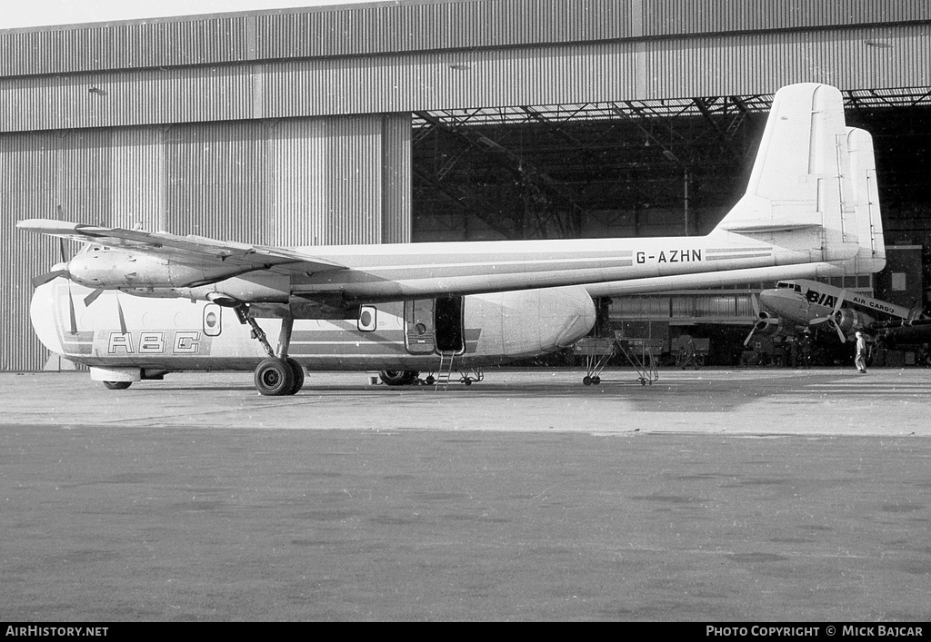 Aircraft Photo of G-AZHN | Armstrong Whitworth AW-650 Argosy 101 | Air Bridge Carriers - ABC | AirHistory.net #3671