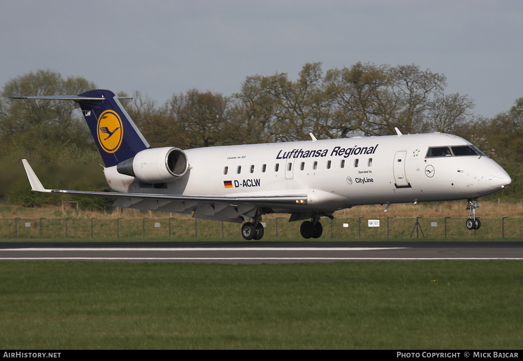 Aircraft Photo of D-ACLW | Canadair CRJ-200LR (CL-600-2B19) | Lufthansa Regional | AirHistory.net #3672