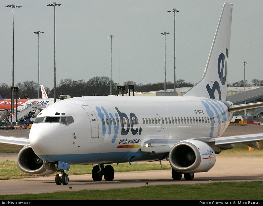 Aircraft Photo of G-STRE | Boeing 737-36N | Flybe - British European | AirHistory.net #3674
