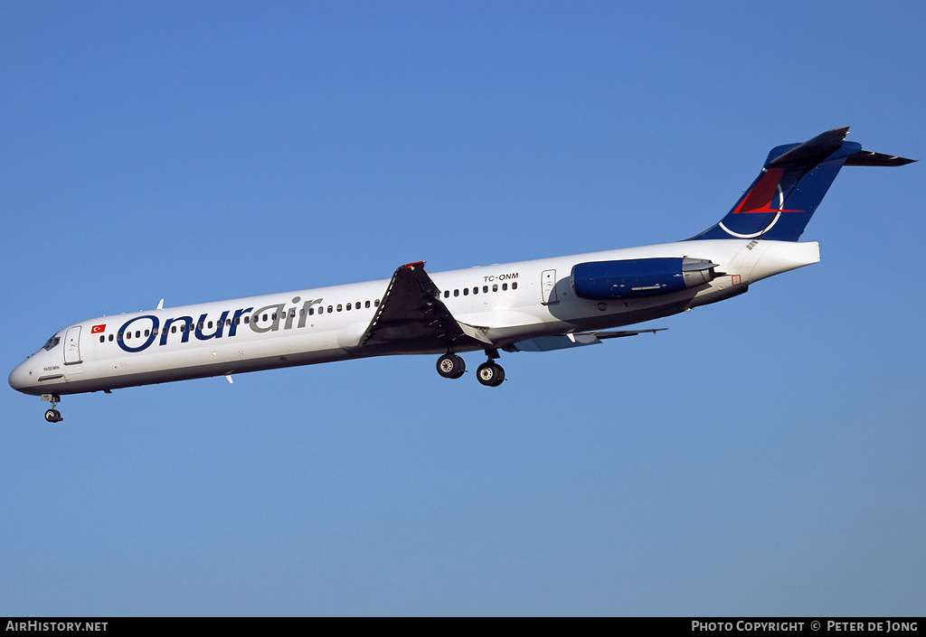 Aircraft Photo of TC-ONM | McDonnell Douglas MD-88 | Onur Air | AirHistory.net #3681