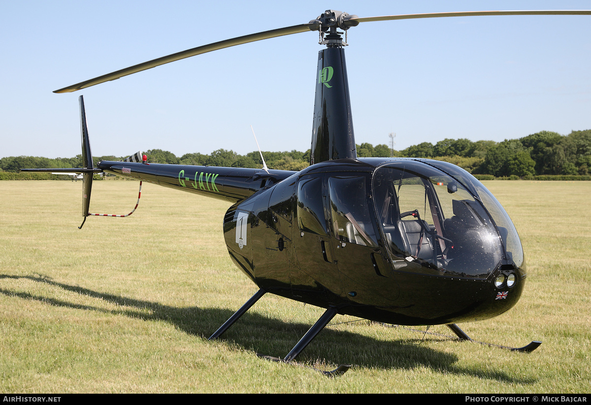 Aircraft Photo of G-JAYK | Robinson R-44 Raven II | AirHistory.net #3686