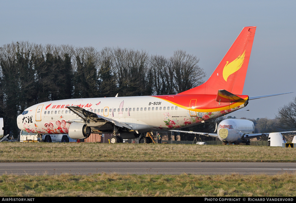 Aircraft Photo of B-5091 | Boeing 737-705 | Lucky Air | AirHistory.net #3702