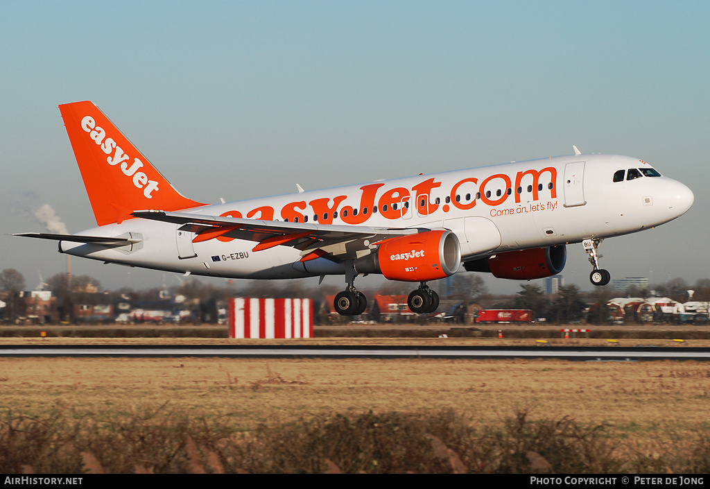 Aircraft Photo of G-EZBU | Airbus A319-111 | EasyJet | AirHistory.net #3705