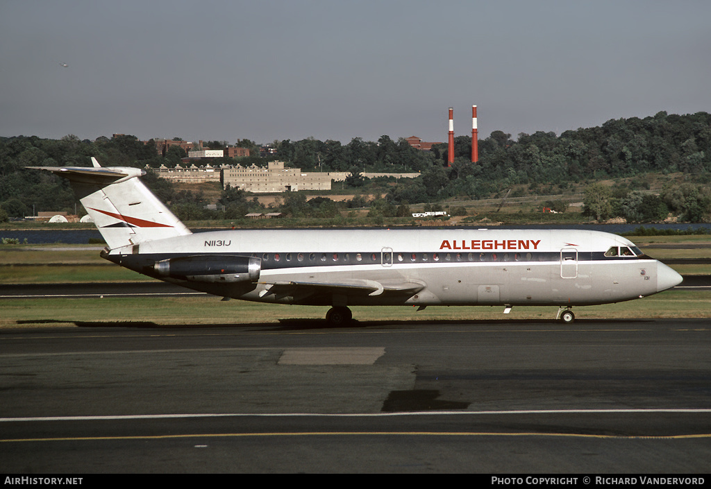 Aircraft Photo of N1131J | BAC 111-204AF One-Eleven | Allegheny Airlines | AirHistory.net #3711