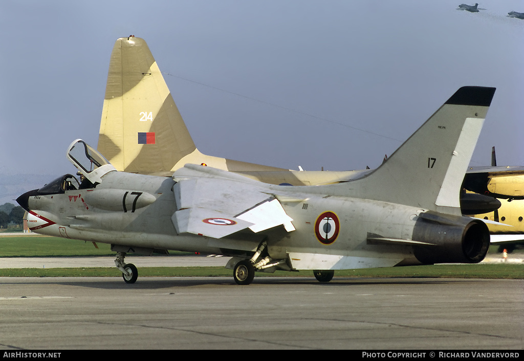 Aircraft Photo of 17 | Vought F-8E(FN) Crusader | France - Navy | AirHistory.net #3741