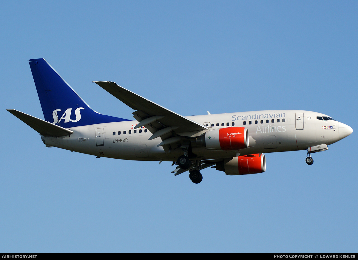 Aircraft Photo of LN-RRR | Boeing 737-683 | Scandinavian Airlines - SAS | AirHistory.net #3749
