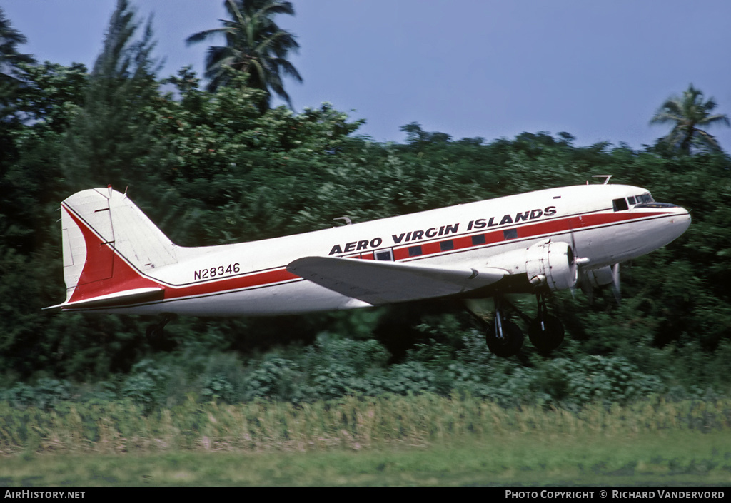 Aircraft Photo of N28346 | Douglas DC-3-G202A | Aero Virgin Islands | AirHistory.net #3777