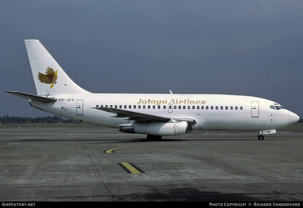Aircraft Photo of PK-JGV | Boeing 737-266/Adv | Jatayu Airlines | AirHistory.net #3779