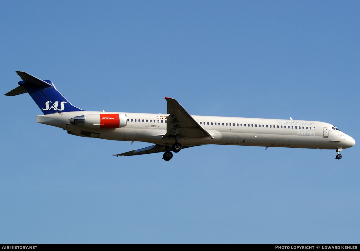Aircraft Photo of LN-RMO | McDonnell Douglas MD-81 (DC-9-81) | Scandinavian Airlines - SAS | AirHistory.net #3780