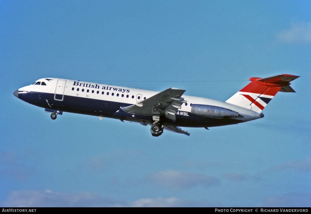 Aircraft Photo of G-AWBL | BAC 111-416EK One-Eleven | British Airways | AirHistory.net #3786