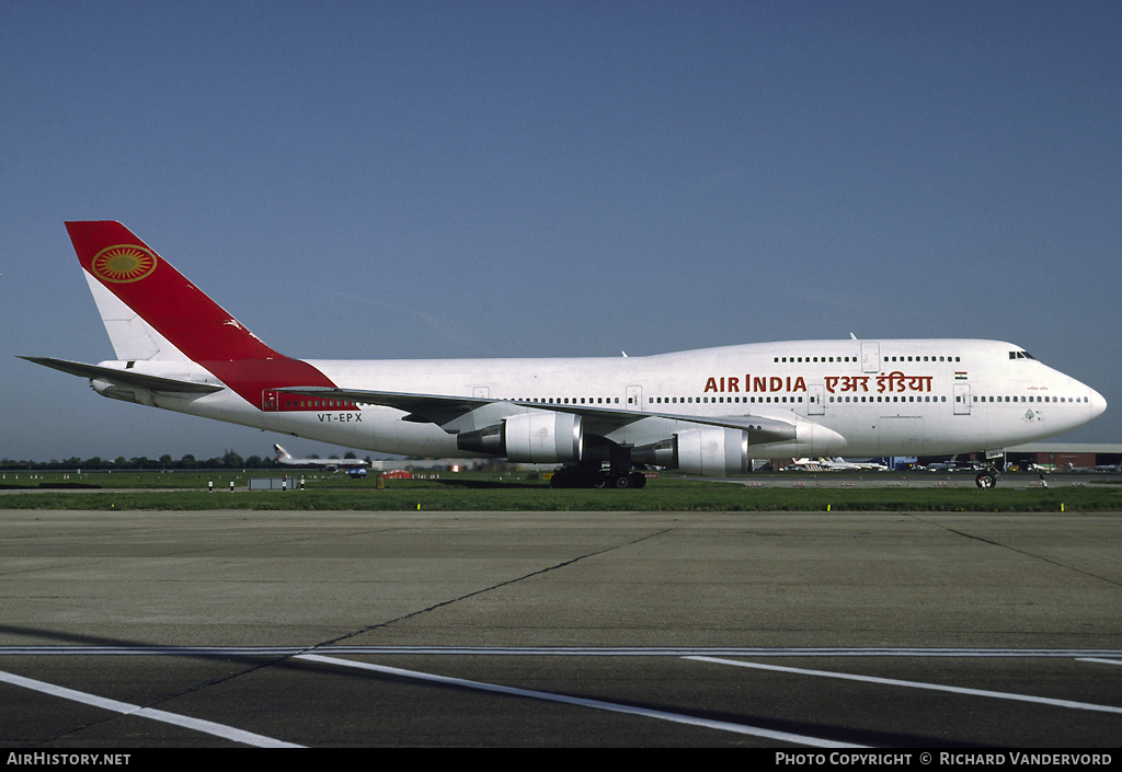 Aircraft Photo of VT-EPX | Boeing 747-337M | Air India | AirHistory.net #3789
