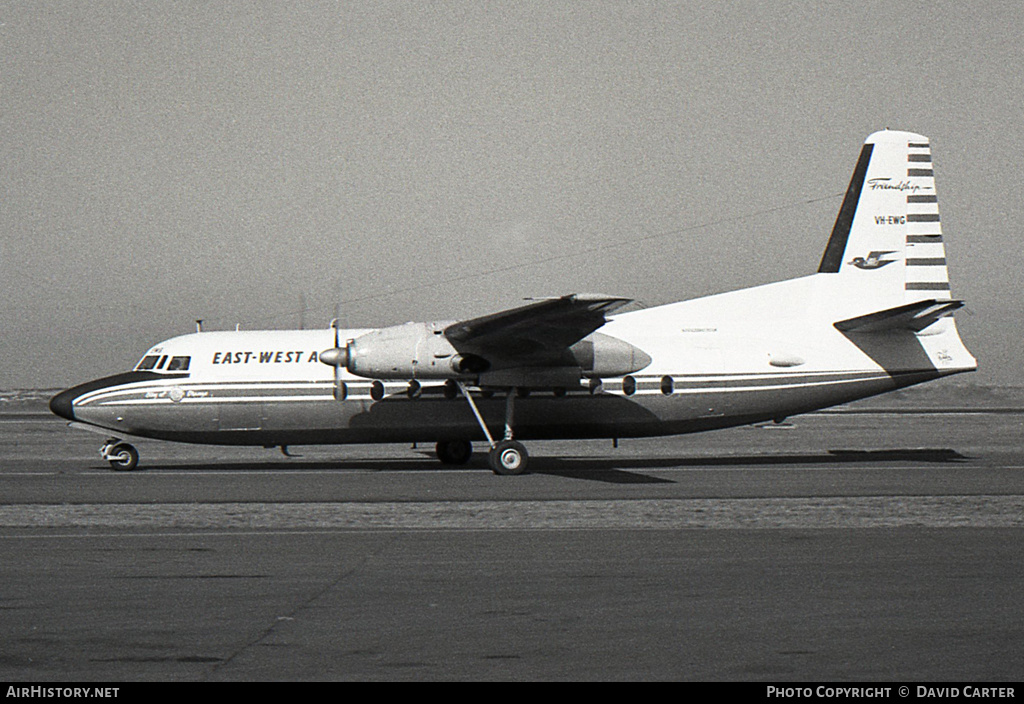 Aircraft Photo of VH-EWG | Fokker F27-100 Friendship | East-West Airlines | AirHistory.net #3811