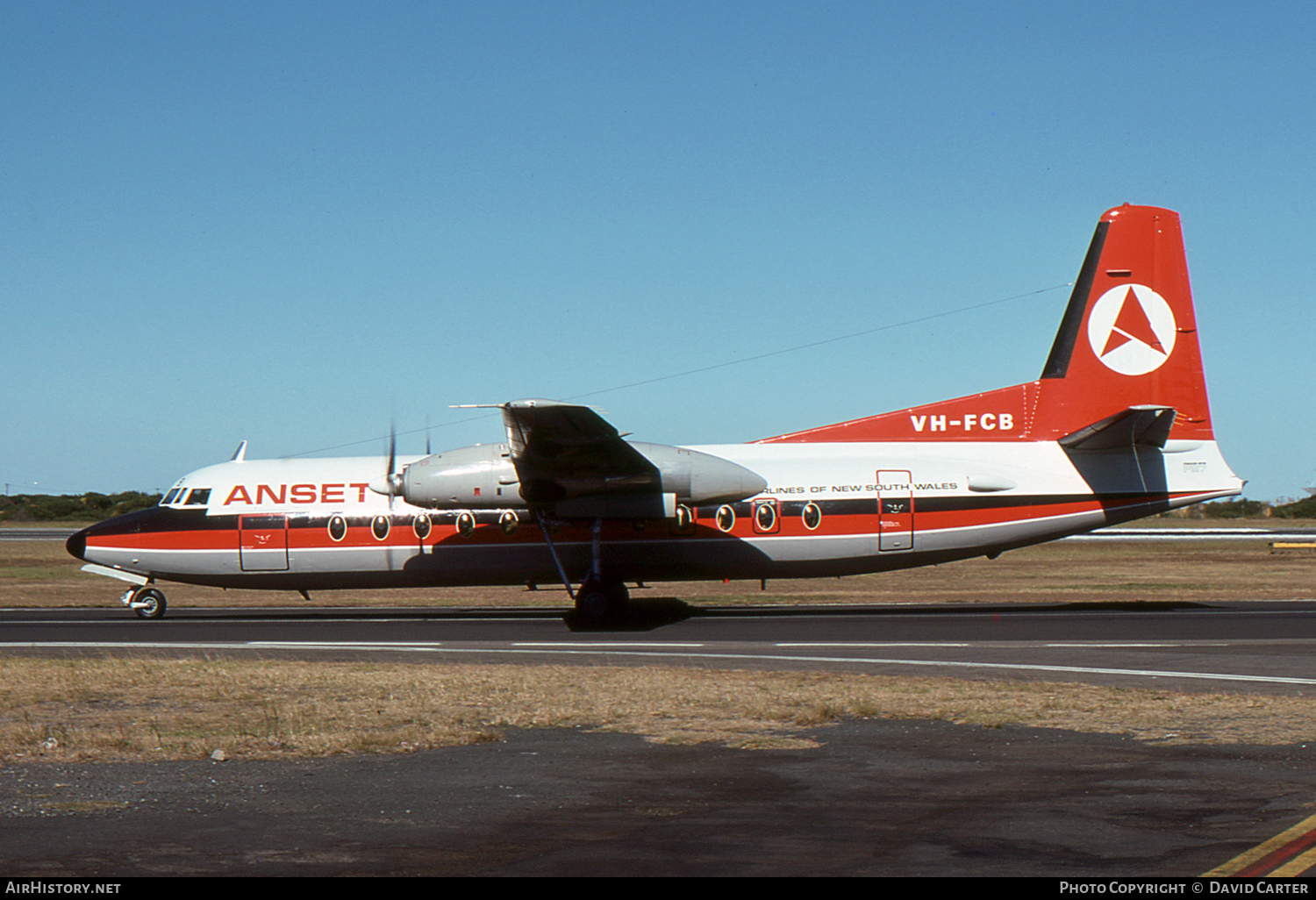 Aircraft Photo of VH-FCB | Fokker F27-500F Friendship | Ansett Airlines of New South Wales | AirHistory.net #3842