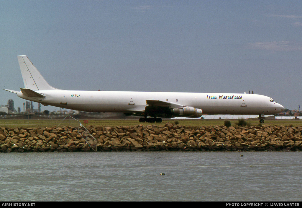 Aircraft Photo of N47UA | McDonnell Douglas DC-8-61(F) | Trans International Airlines - TIA | AirHistory.net #3844