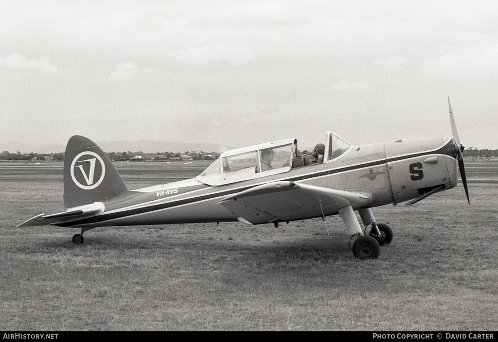 Aircraft Photo of VH-RVS | De Havilland DHC-1 Chipmunk T10 | Royal Victorian Aero Club | AirHistory.net #3846