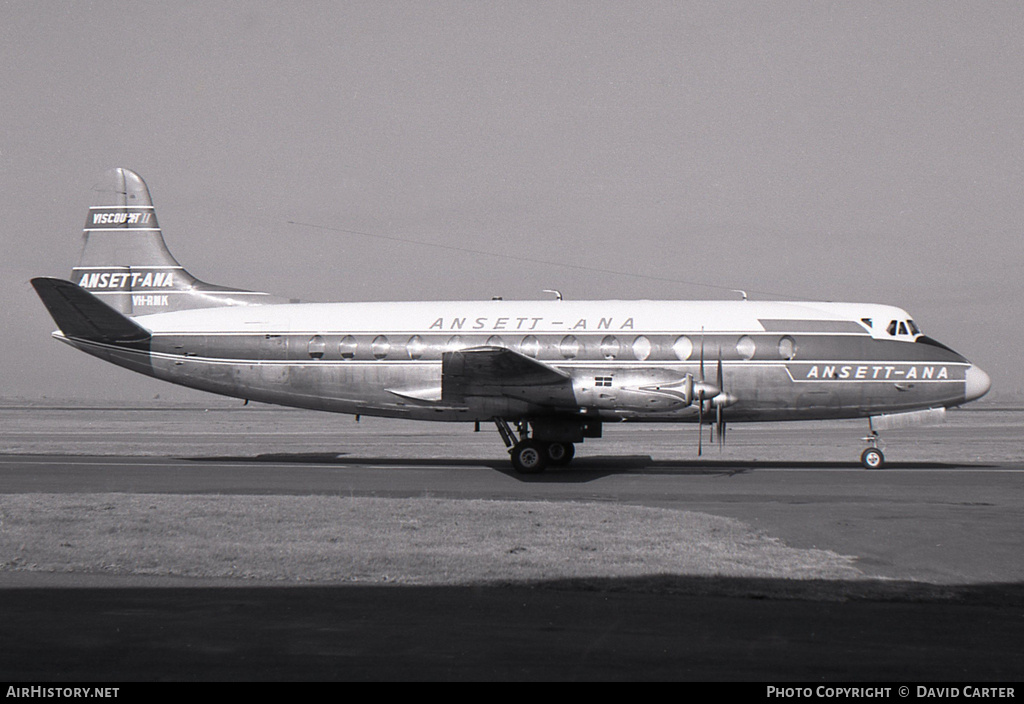 Aircraft Photo of VH-RMK | Vickers 812 Viscount | Ansett - ANA | AirHistory.net #3849