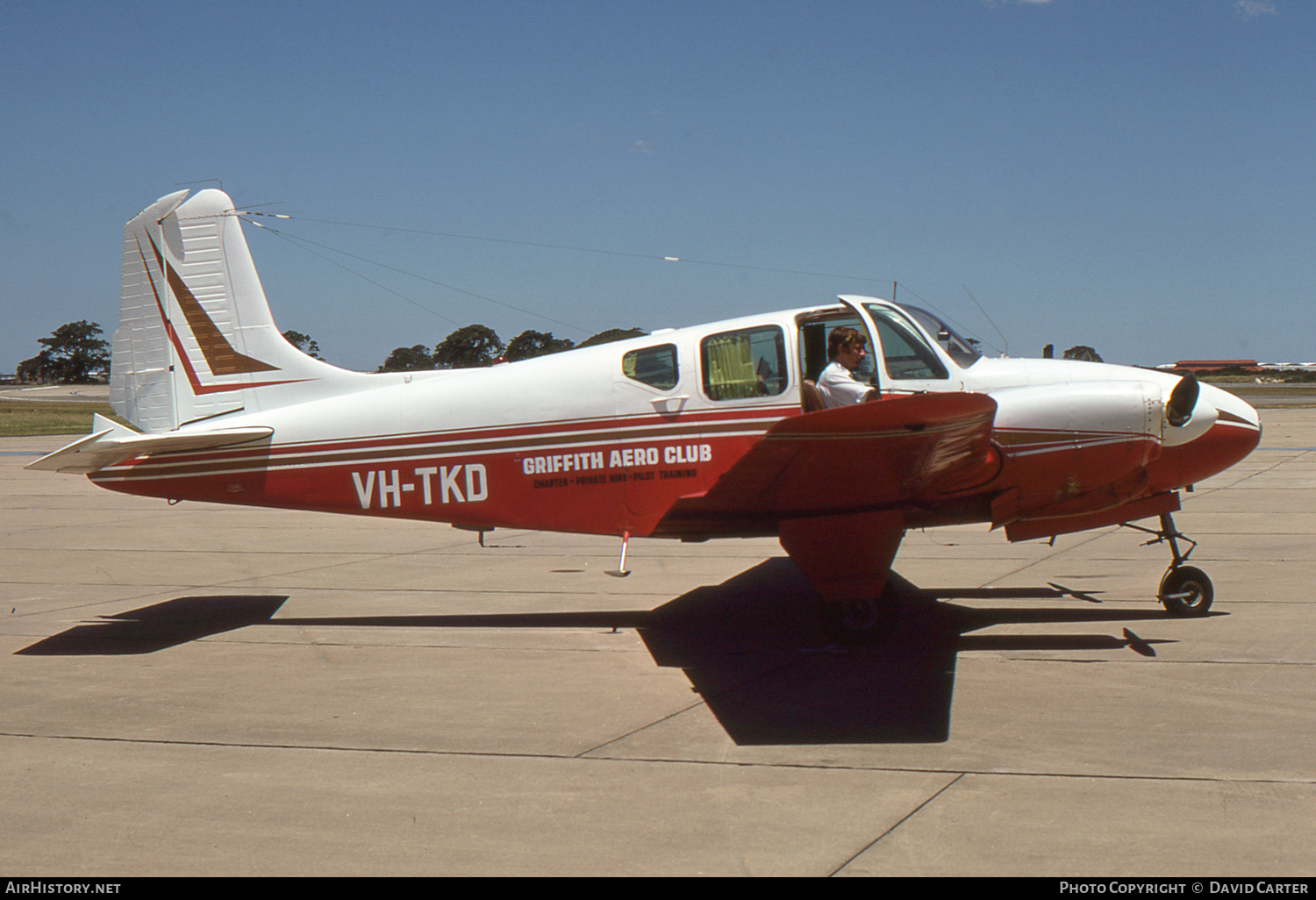 Aircraft Photo of VH-TKD | Beech B95 Travel Air | Griffith Aero Club | AirHistory.net #3850