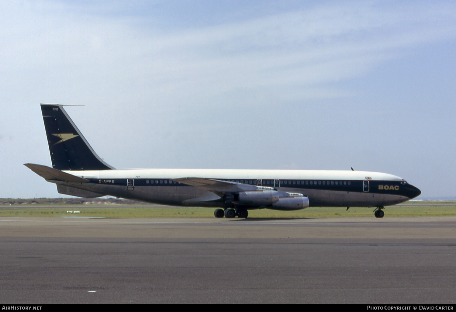 Aircraft Photo of G-APFD | Boeing 707-436 | BOAC - British Overseas Airways Corp. | AirHistory.net #3852