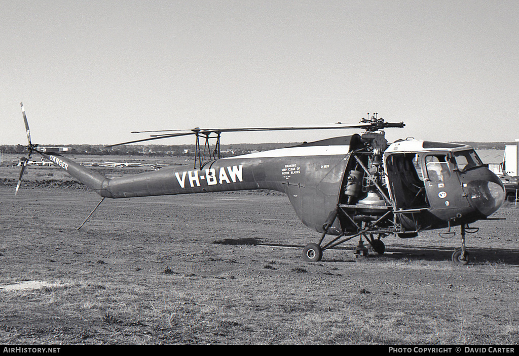 Aircraft Photo of VH-BAW | Bristol 171 Sycamore 4 | AirHistory.net #3862