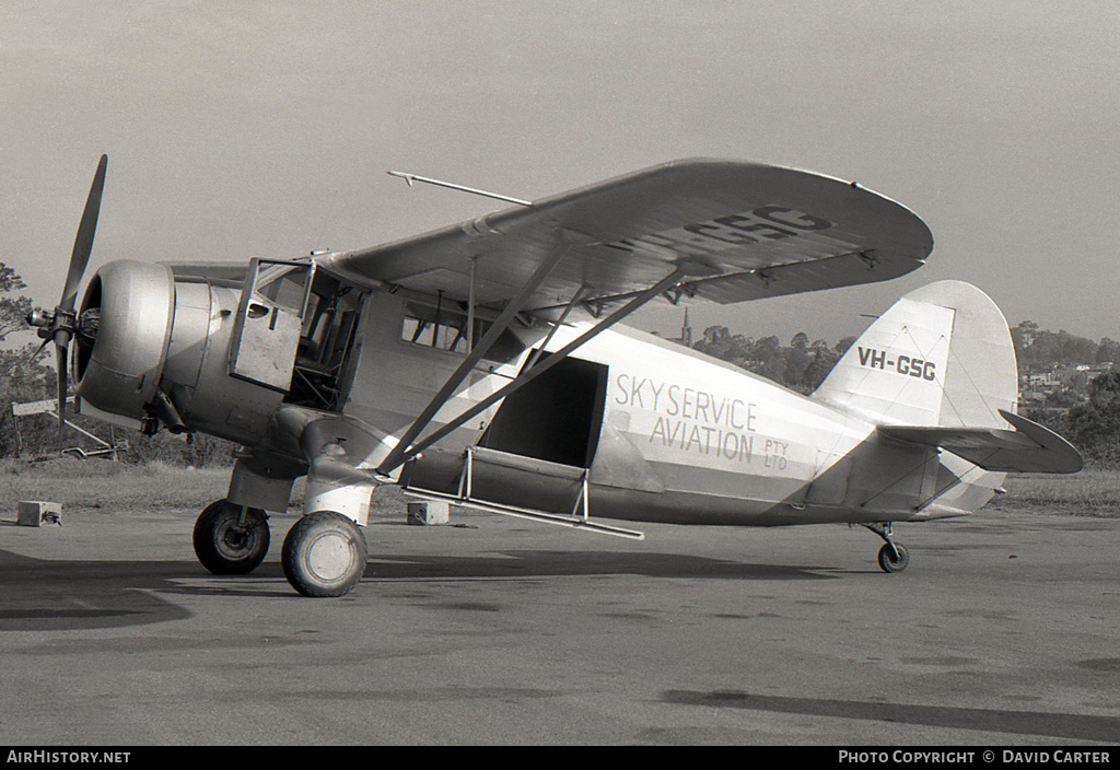 Aircraft Photo of VH-GSG | Noorduyn UC-64A Norseman (VI/C-64A) | Skyservice Aviation | AirHistory.net #3868
