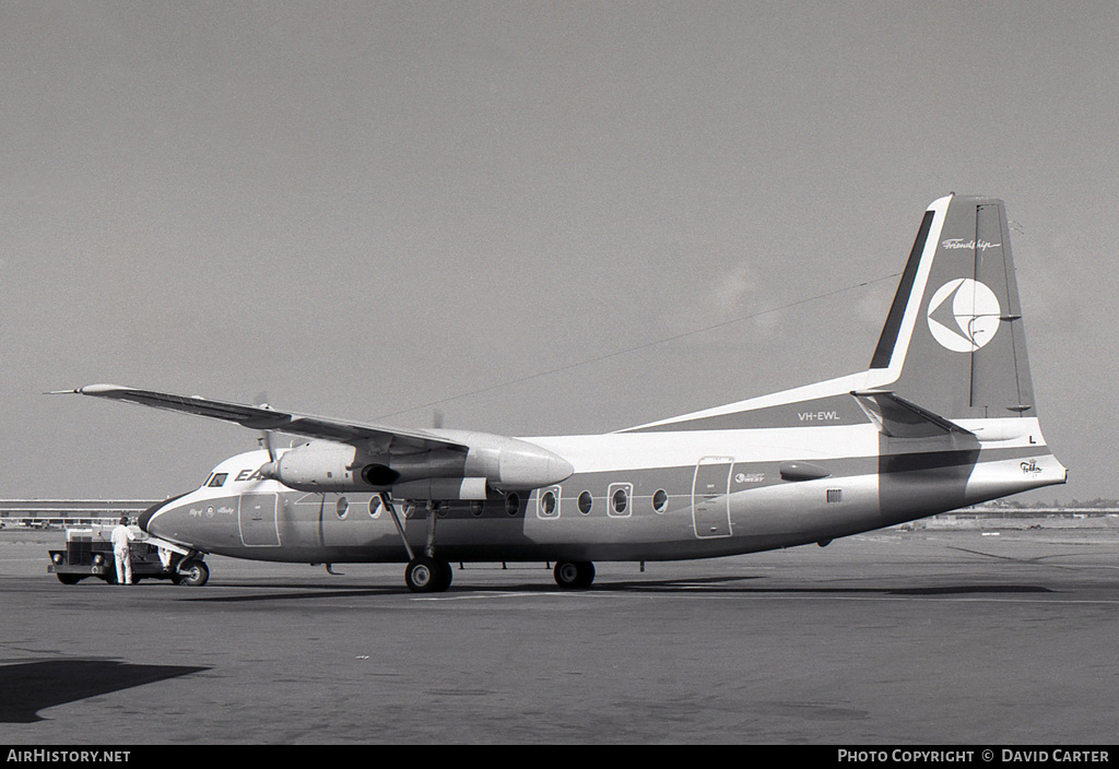 Aircraft Photo of VH-EWL | Fokker F27-100 Friendship | East-West Airlines | AirHistory.net #3870