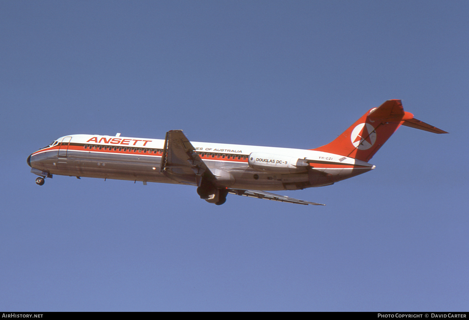 Aircraft Photo of VH-CZI | McDonnell Douglas DC-9-31 | Ansett Airlines of Australia | AirHistory.net #3872