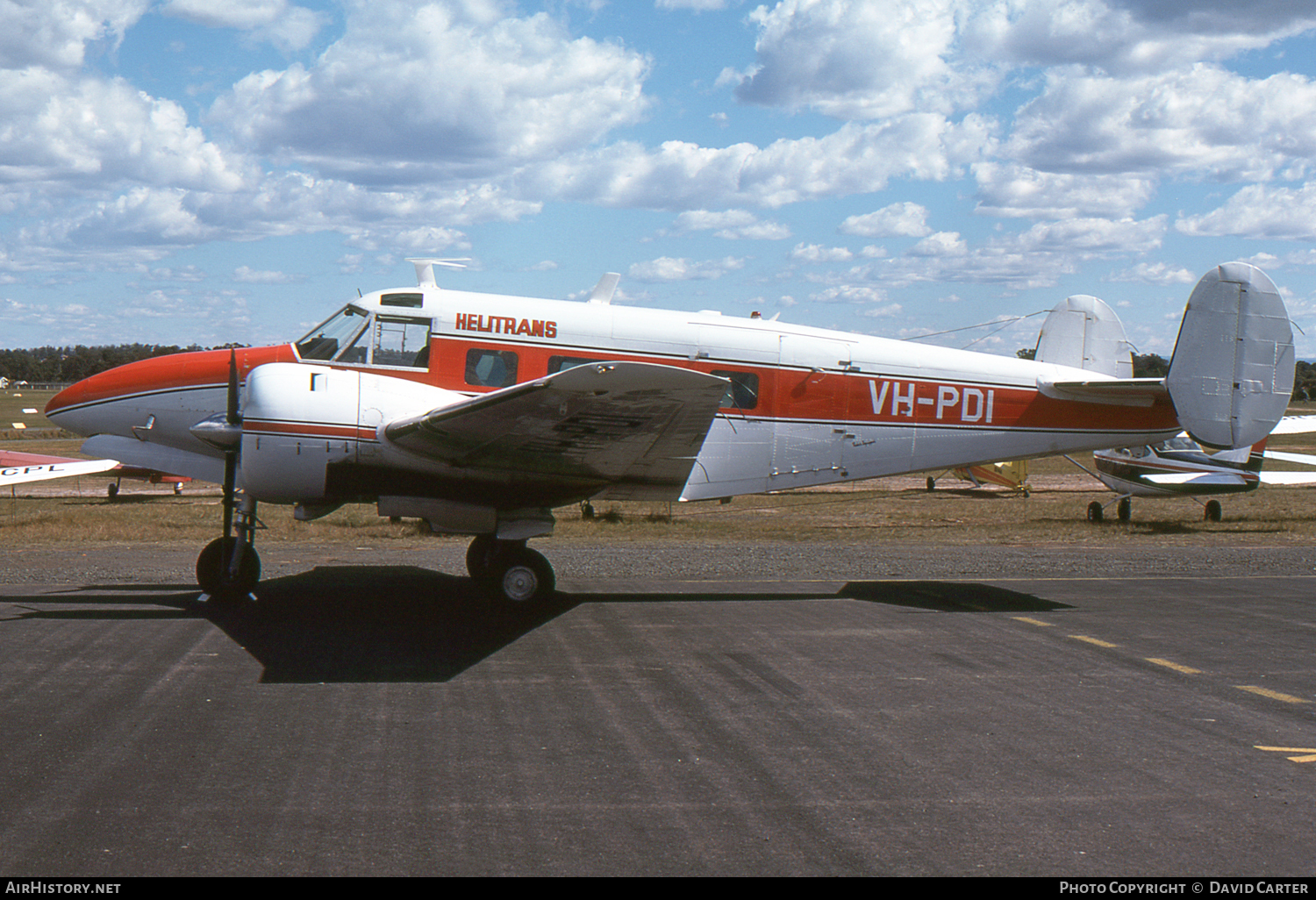 Aircraft Photo of VH-PDI | Beech H18 Tri-Gear | Helitrans | AirHistory.net #3888