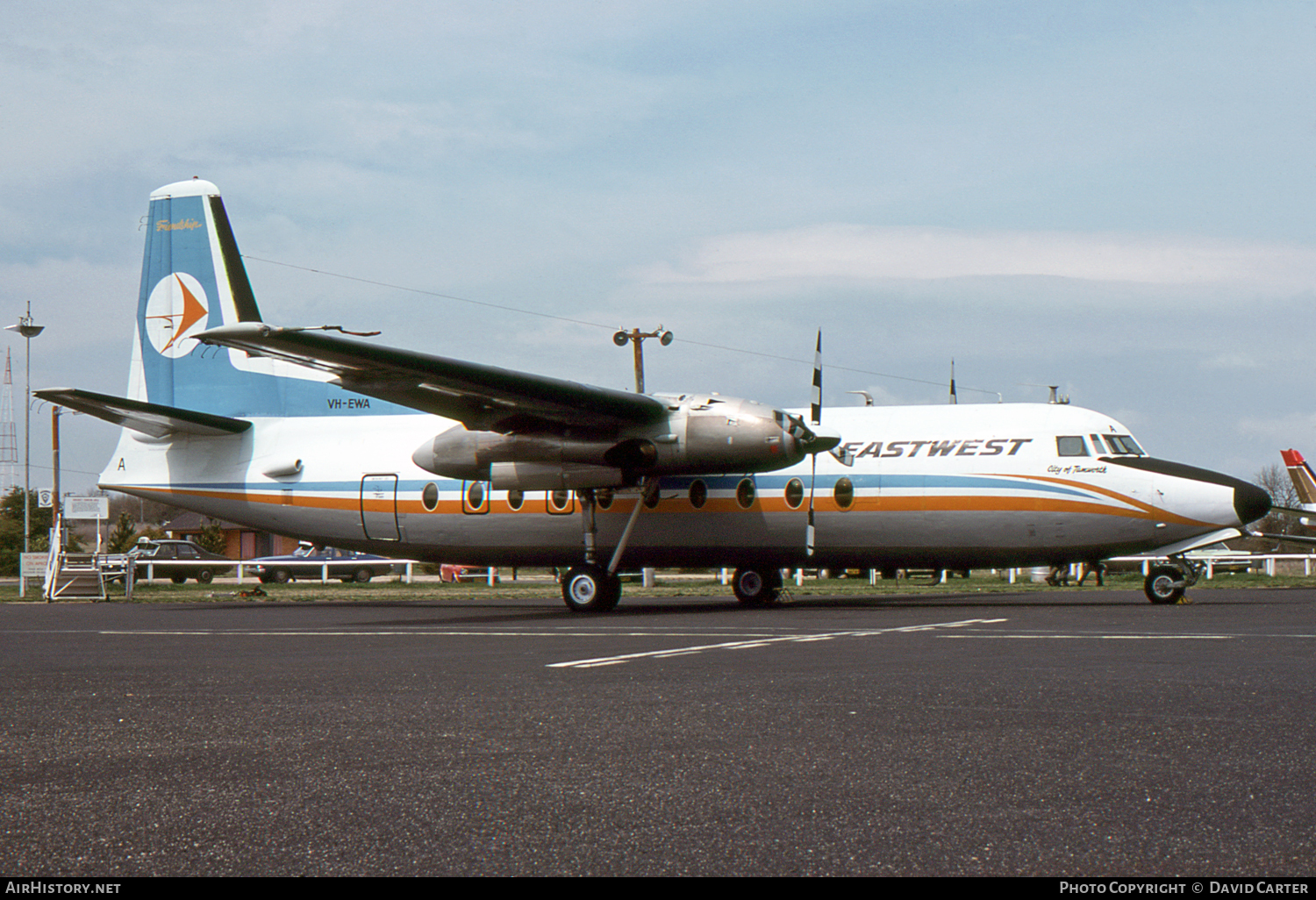 Aircraft Photo of VH-EWA | Fokker F27-100 Friendship | East-West Airlines | AirHistory.net #3898