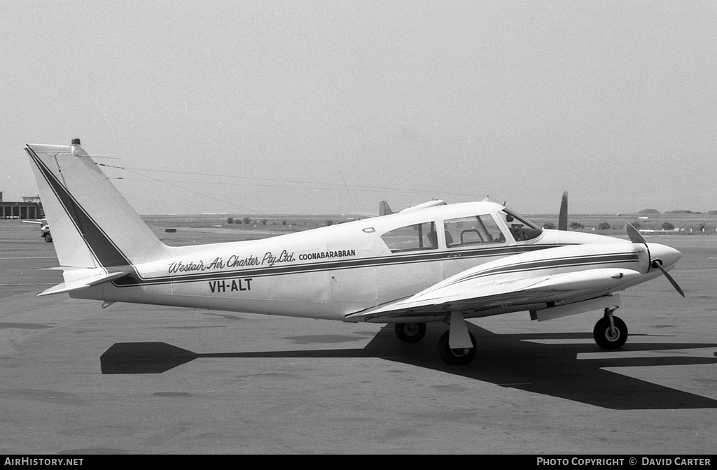 Aircraft Photo of VH-ALT | Piper PA-30-160 Twin Comanche | Westair Air Charter | AirHistory.net #3917