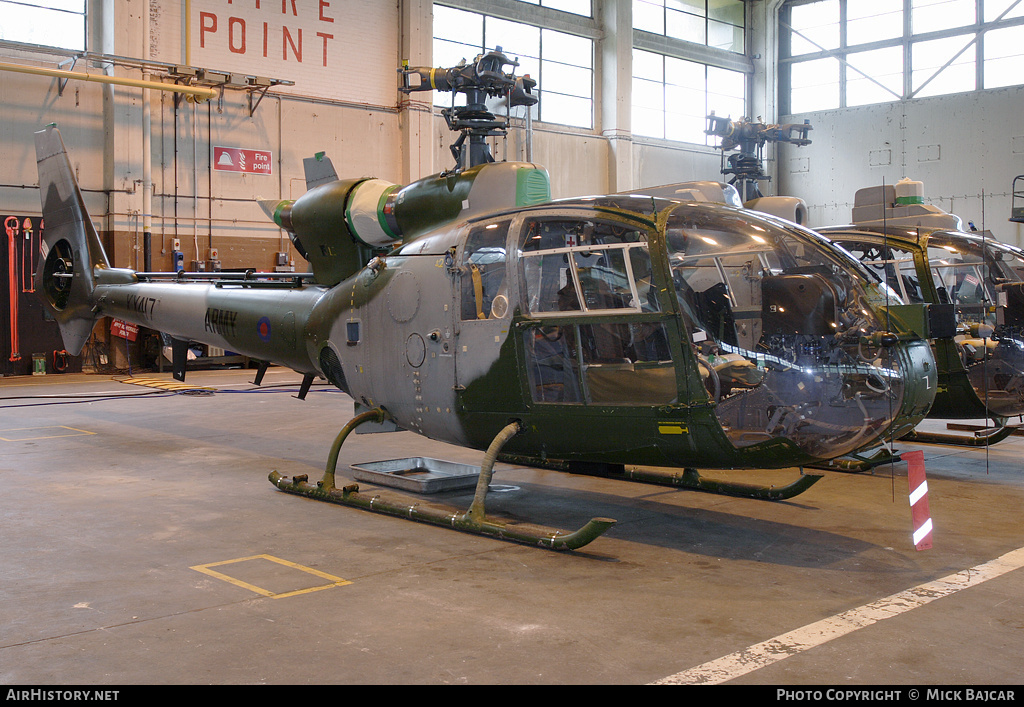 Aircraft Photo of XX417 | Aerospatiale SA-341B Gazelle AH1 | UK - Army | AirHistory.net #3957