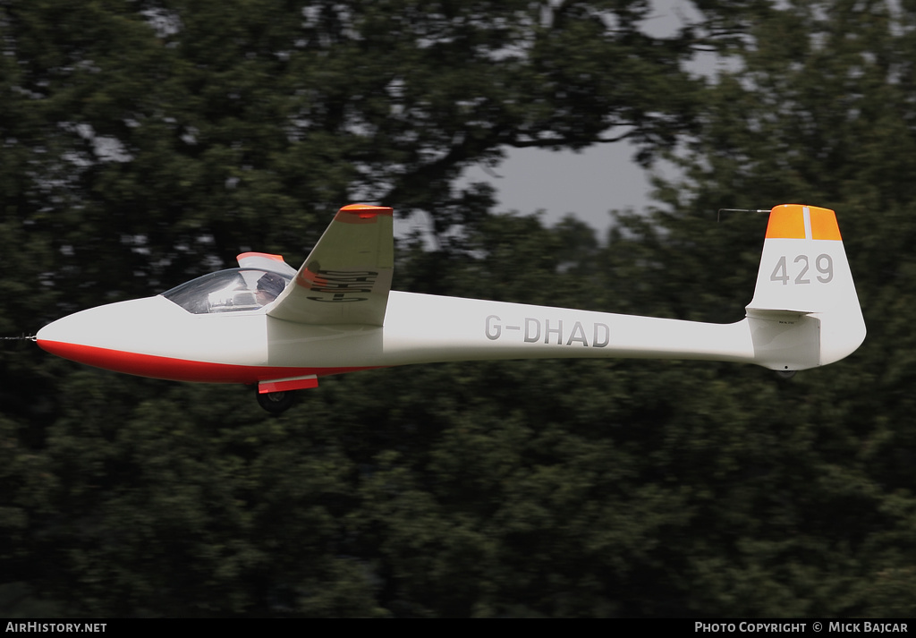 Aircraft Photo of G-DHAD | Glasflügel Standard Libelle | AirHistory.net #3967