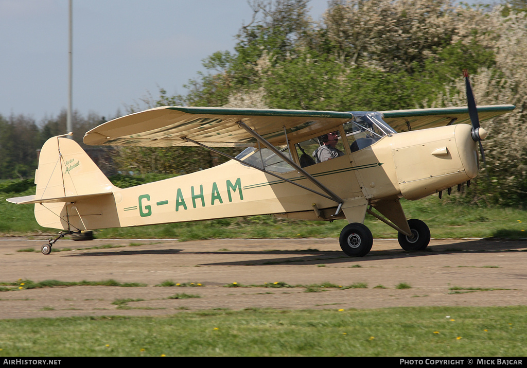 Aircraft Photo of G-AHAM | Auster J-1 Autocrat | AirHistory.net #3989