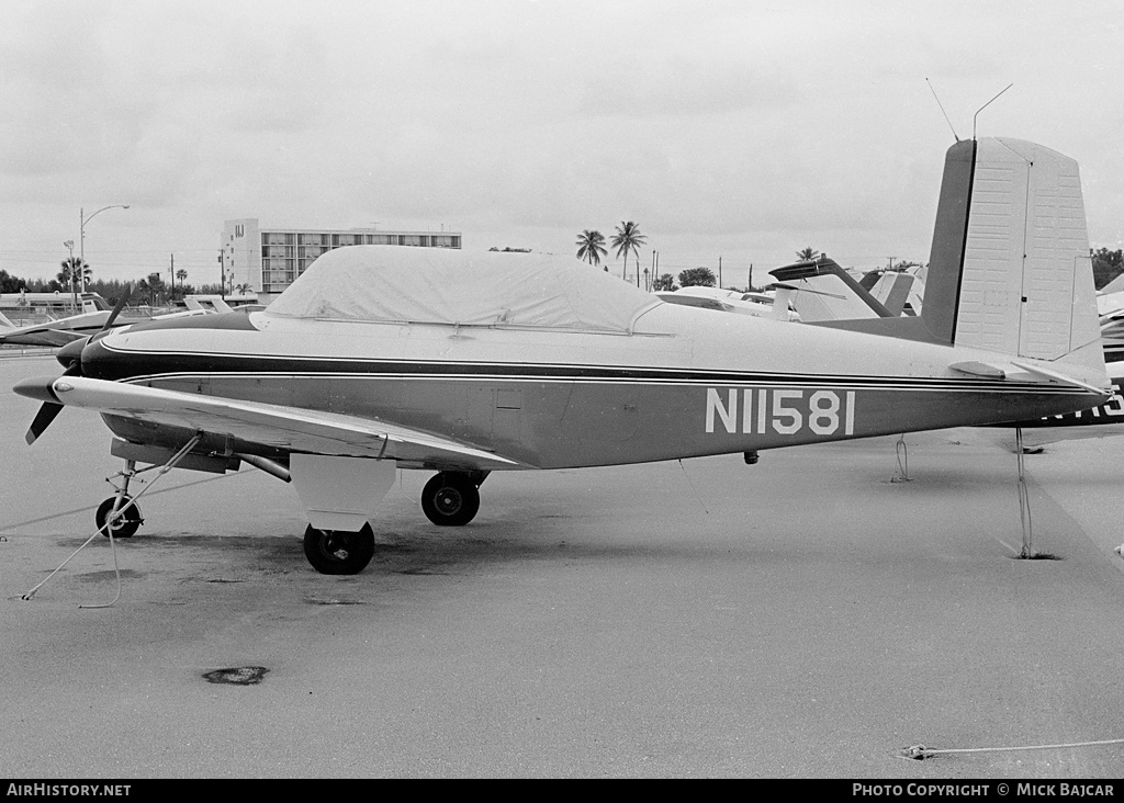 Aircraft Photo of N11581 | Beech 45 Mentor | AirHistory.net #3995
