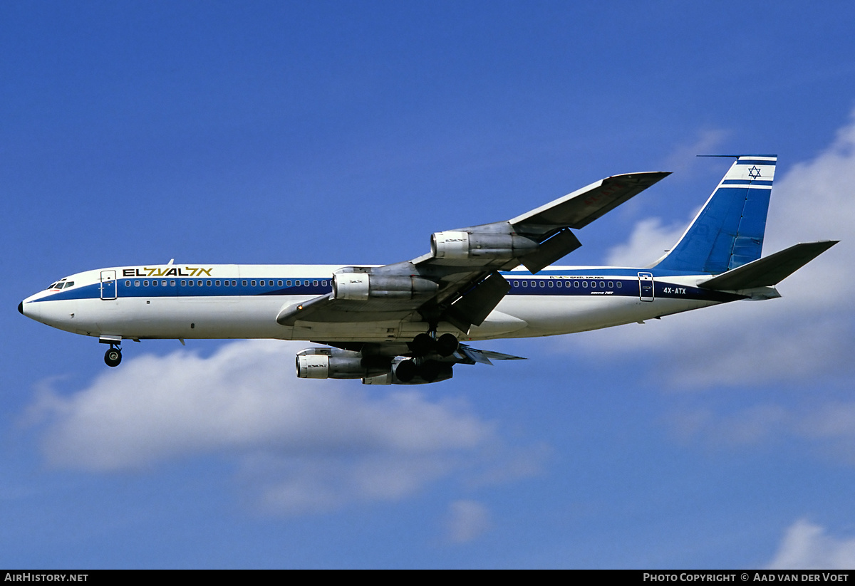 Aircraft Photo of 4X-ATX | Boeing 707-358C | El Al Israel Airlines | AirHistory.net #3998