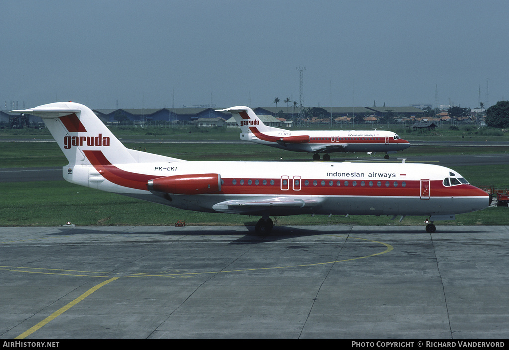 Aircraft Photo of PK-GKI | Fokker F28-4000 Fellowship | Garuda Indonesian Airways | AirHistory.net #4011