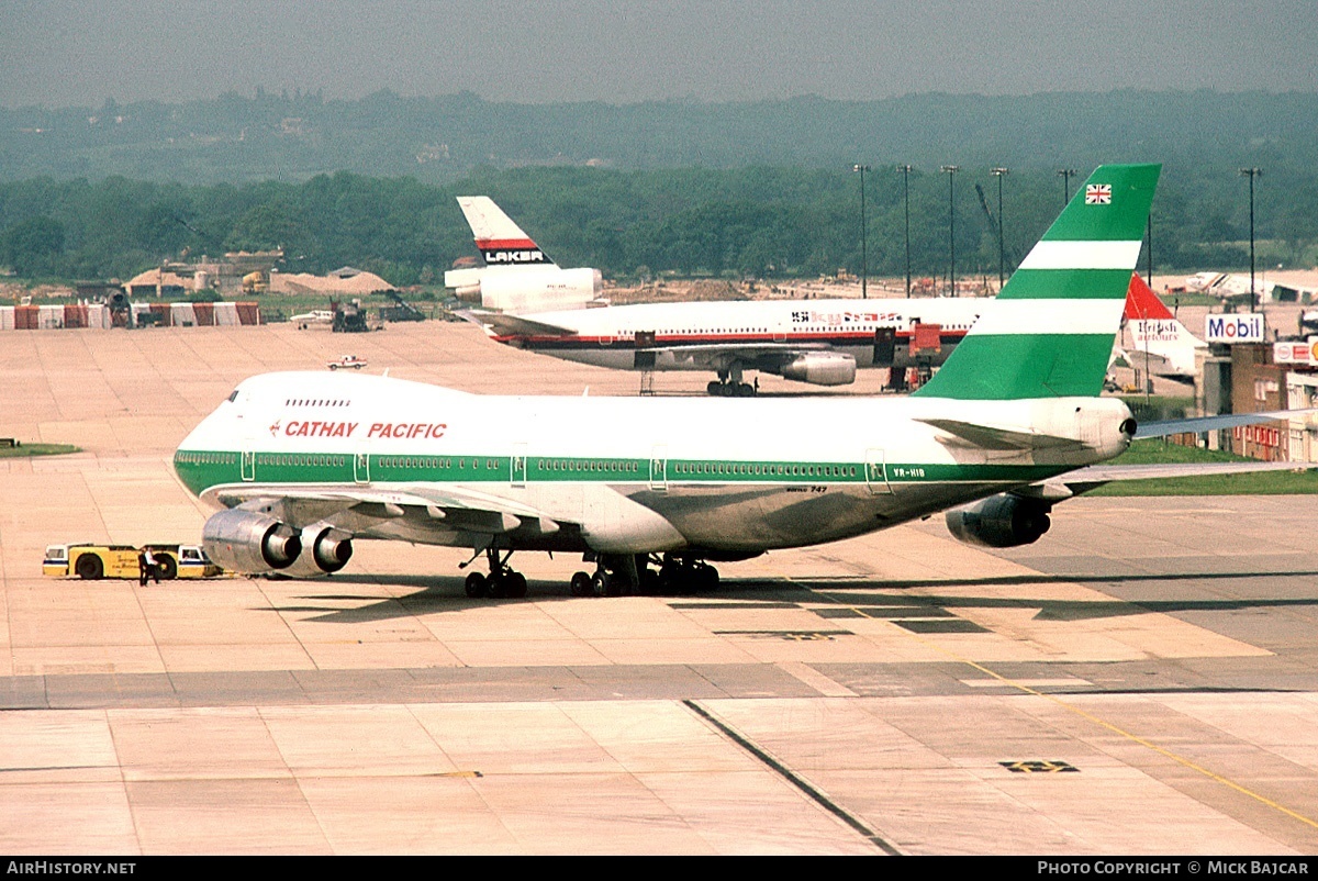 Aircraft Photo of VR-HIB | Boeing 747-267B | Cathay Pacific Airways | AirHistory.net #4018