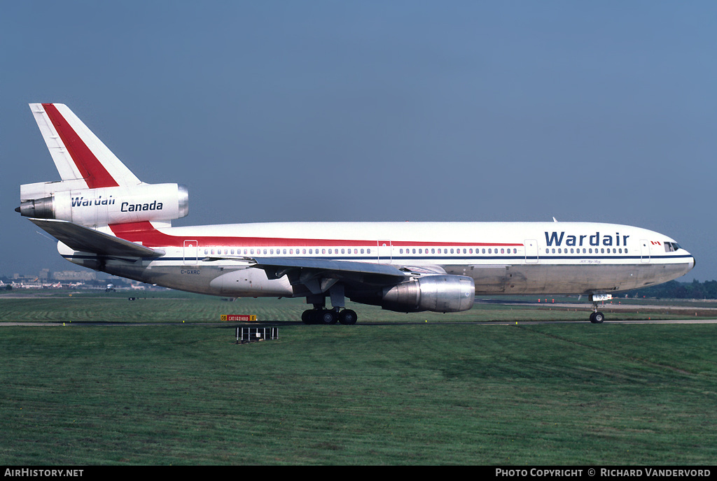 Aircraft Photo of C-GXRC | McDonnell Douglas DC-10-30 | Wardair Canada | AirHistory.net #4021