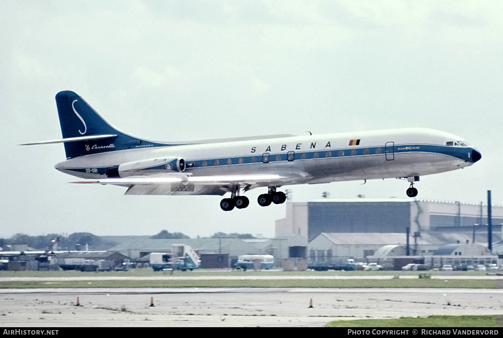 Aircraft Photo of OO-SRI | Sud SE-210 Caravelle VI-N | Sabena | AirHistory.net #4054