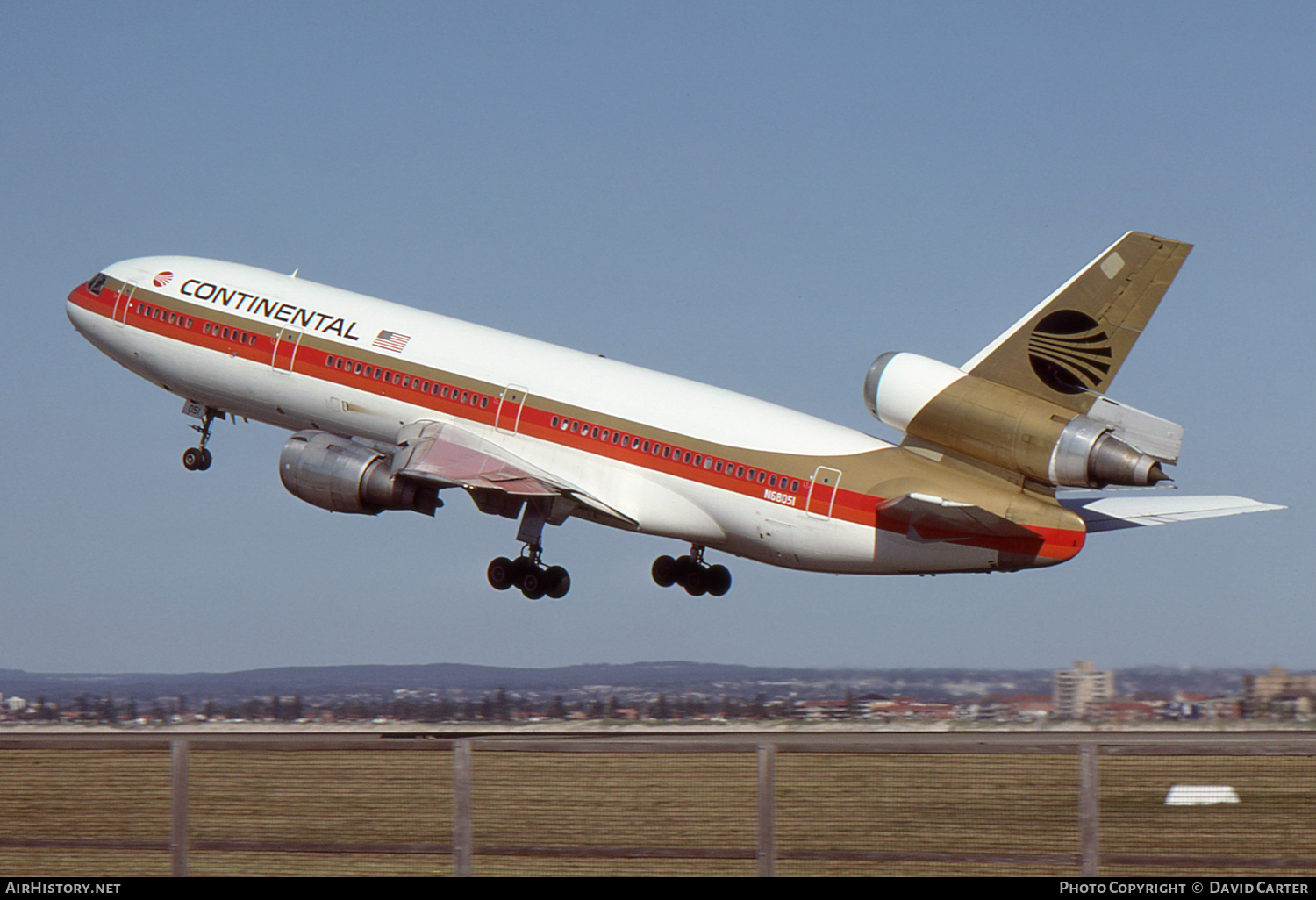 Aircraft Photo of N68051 | McDonnell Douglas DC-10-10CF | Continental Airlines | AirHistory.net #4097