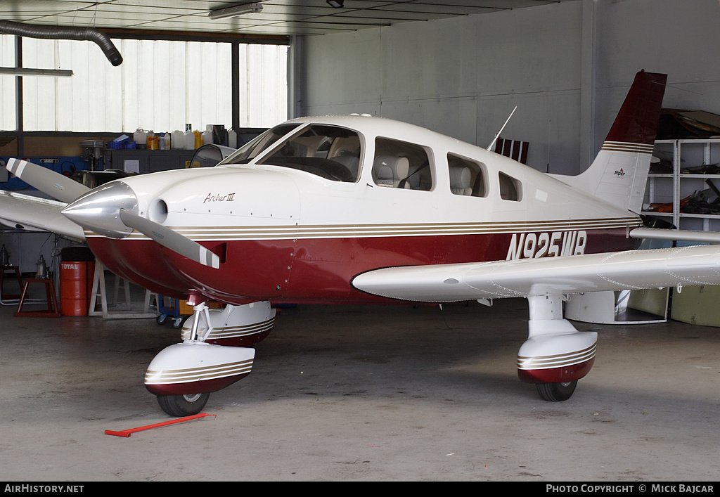 Aircraft Photo of N925WB | Piper PA-28-181 Archer III | AirHistory.net #4108