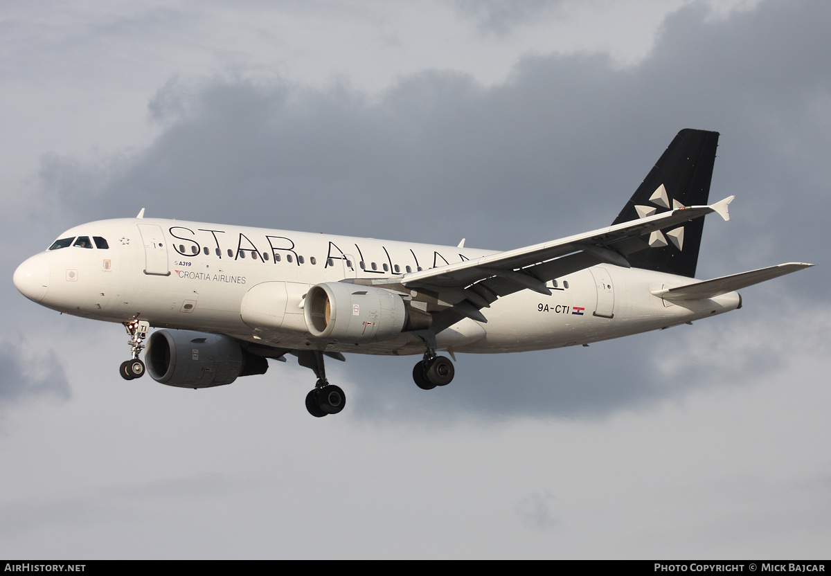 Aircraft Photo of 9A-CTI | Airbus A319-112 | Croatia Airlines | AirHistory.net #4133