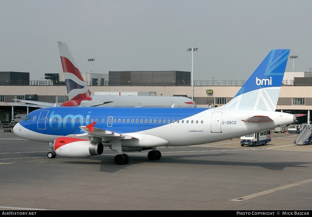 Aircraft Photo of G-DBCD | Airbus A319-131 | BMI - British Midland International | AirHistory.net #4149