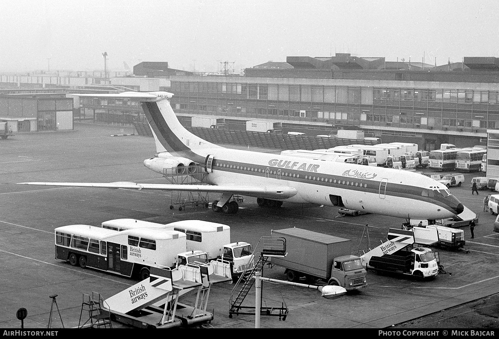 Aircraft Photo of A4O-VL | Vickers VC10 Srs1101 | Gulf Air | AirHistory.net #4162
