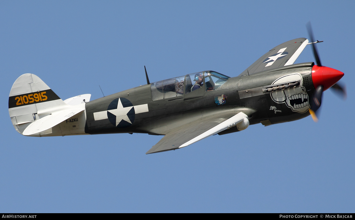 Aircraft Photo of F-AZKU / 2105915 | Curtiss P-40N Kittyhawk Mk.IV | USA - Air Force | AirHistory.net #4164